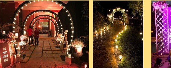 Entrance Gallery Decorations hero - Punjab Bagpiper Band India