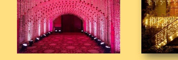 LED Parcan Entry Tunnel - Punjab Bagpiper Band India