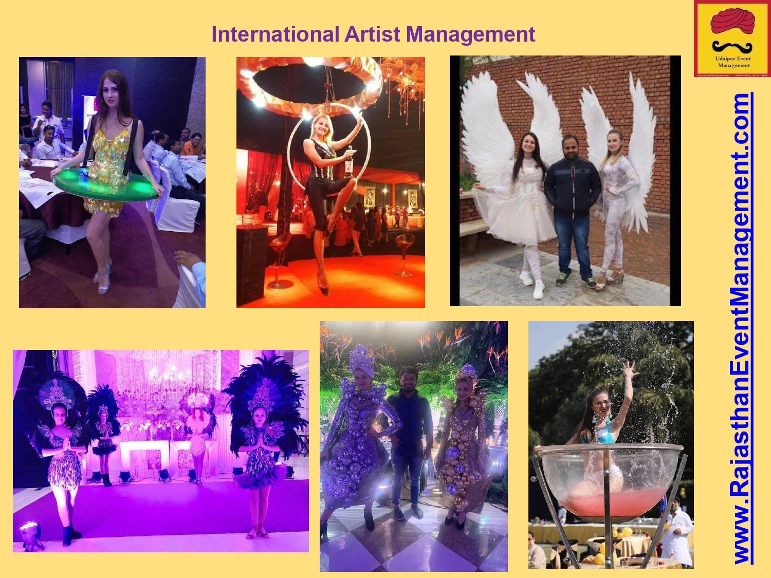 Carnival Showgirls for wedding in India - Punjab Bagpiper Band