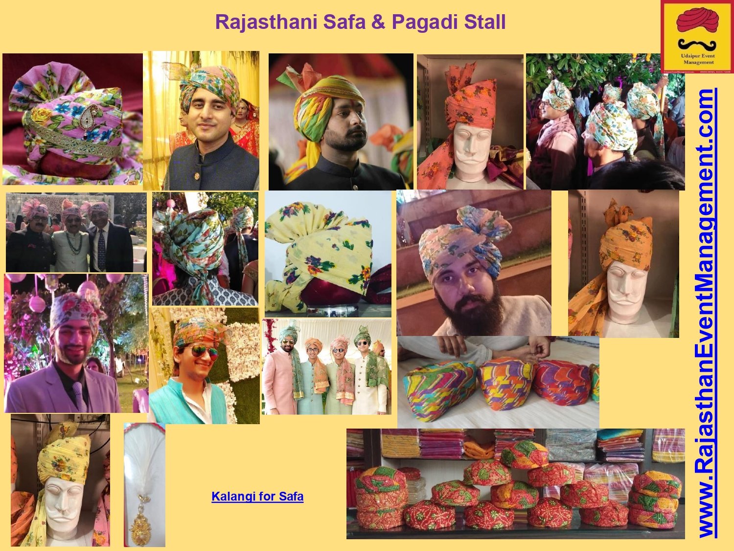 Kalangi for Safa for wedding in India - Punjab Bagpiper Band