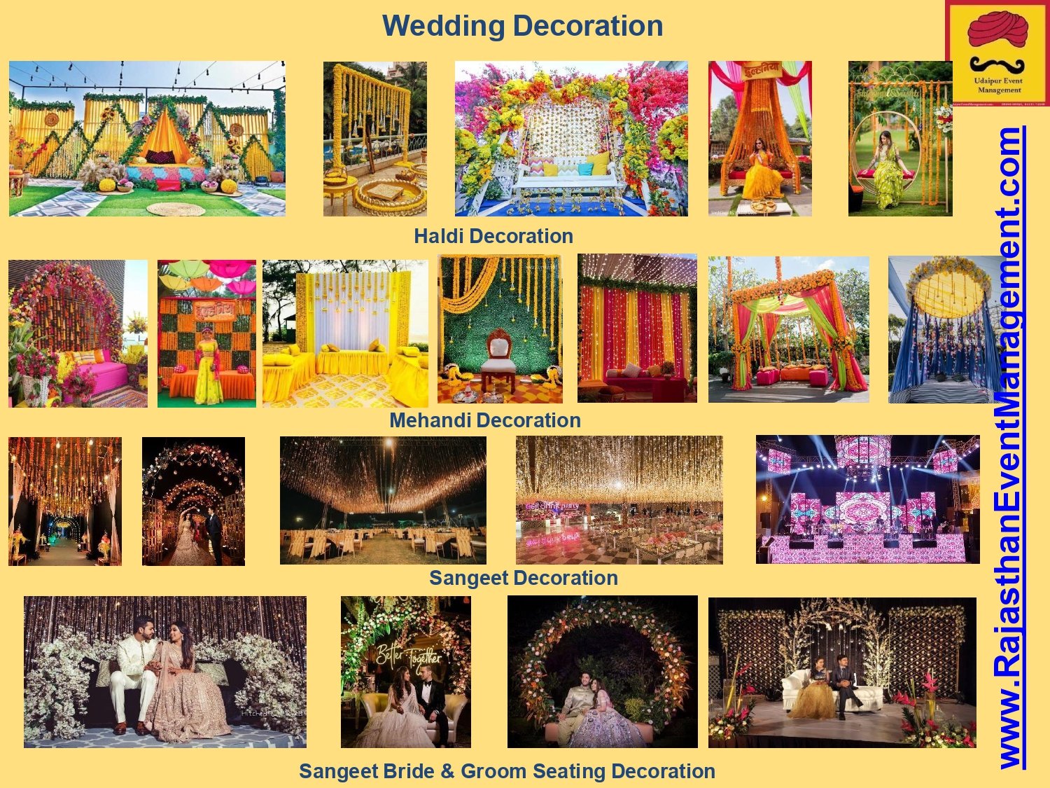 Mehandi Decoration for wedding in India - Punjab Bagpiper Band