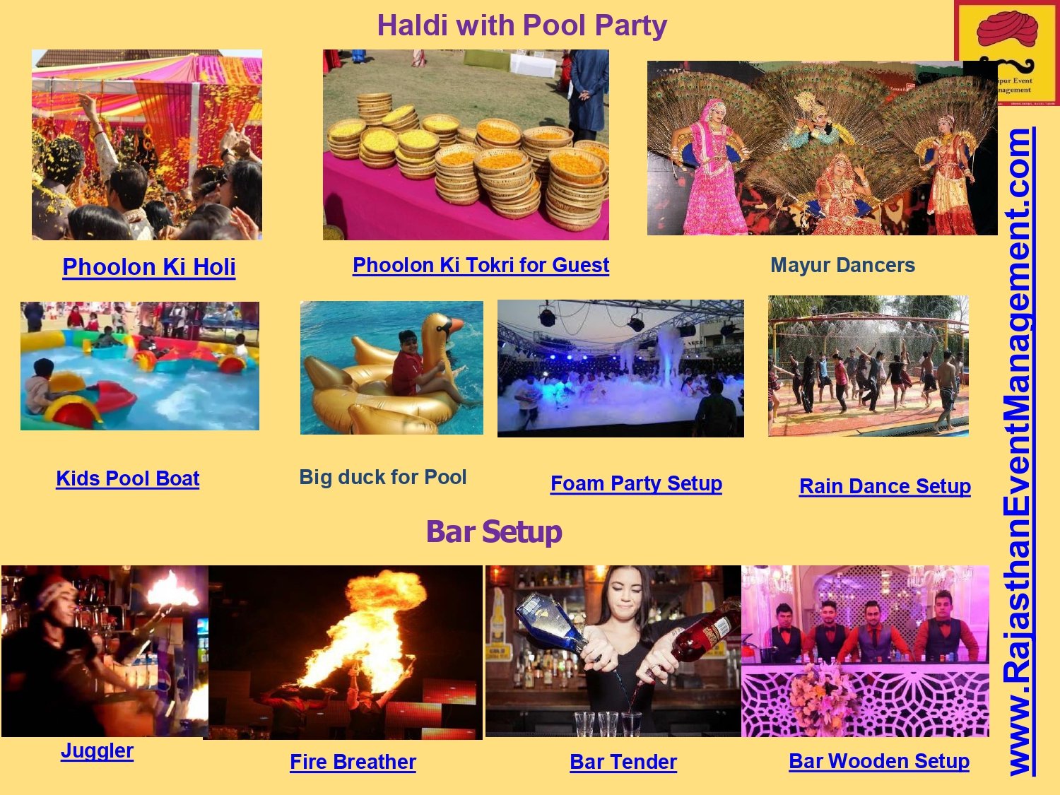 Professional Bartender for wedding in India - Punjab Bagpiper Band
